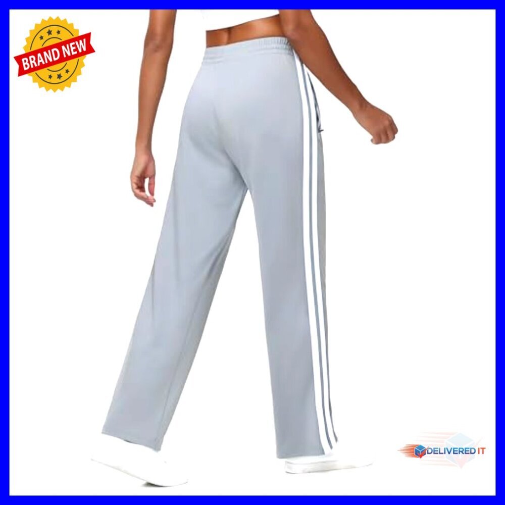 Loose Fit Athletic Track Pants with Zipper Pockets Drawstring Waist - Picture 2 of 6